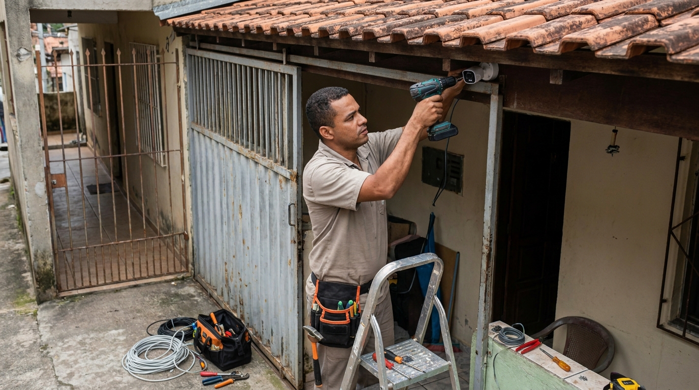 Instalação de Câmera Residencial em Salvador‑BA